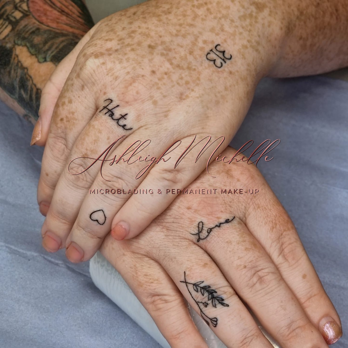 Fine Line Ornamental Tattoos